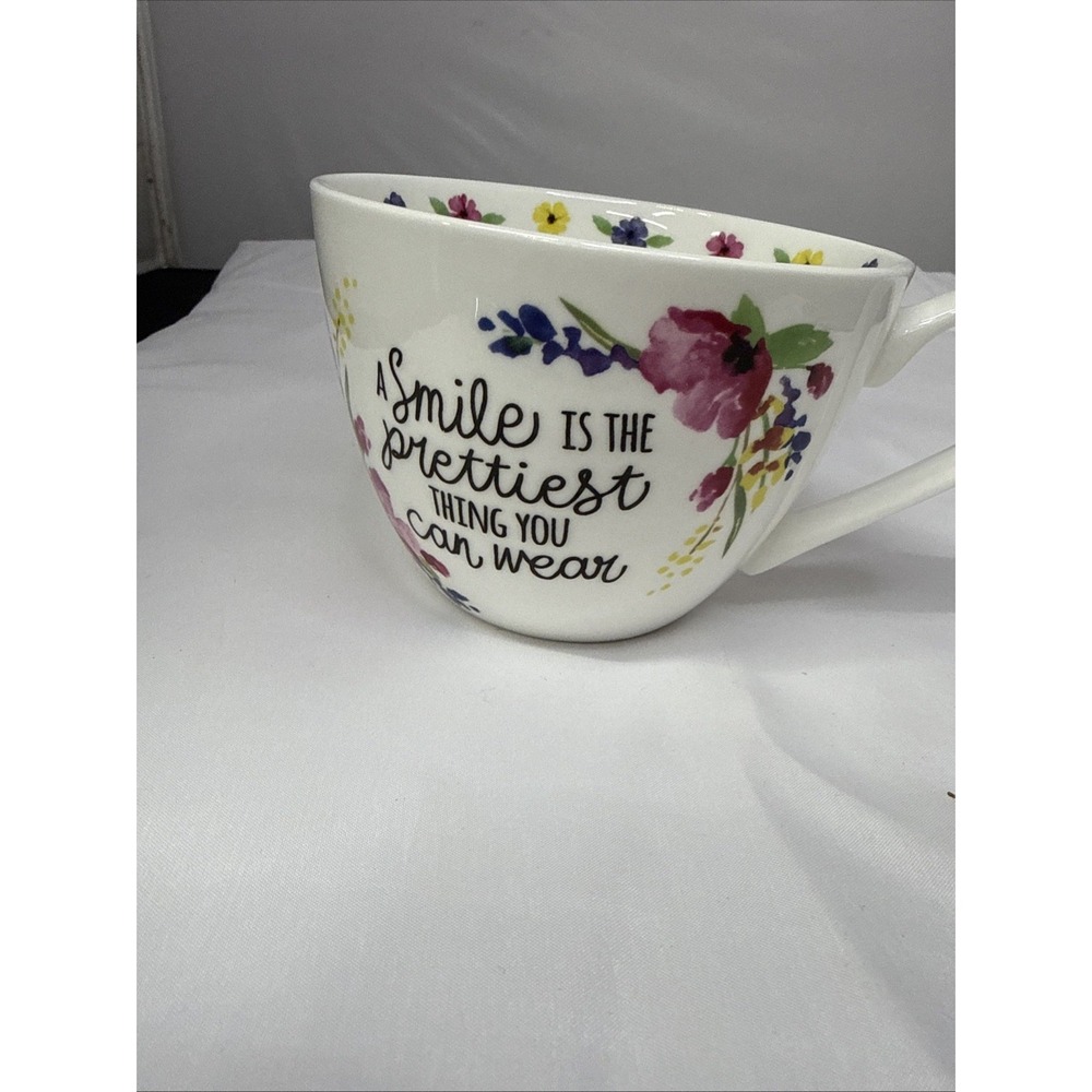 Portobello By Design A Smile Is The Prettiest Thing You Can Wear Bone China Mug